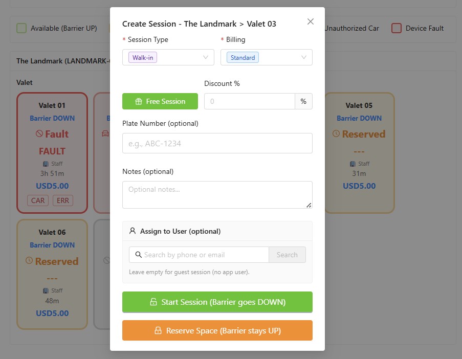 Step 2: Reserve & Control